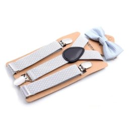 Gaira® Dětský motýlek s kšandami 7267, Barva šedá