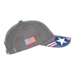 FOSTEX čepice baseball US AIR FORCE ŠEDÁ