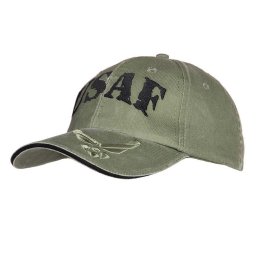 FOSTEX čepice baseball USAF ZELENÁ