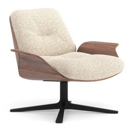 Prostoria designová křesla Rei Easy Armchair Auto-Return Swivel Base Low Back