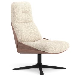 Prostoria designová křesla Rei Easy Chair Auto-Return Swivel Base High Back