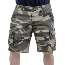 pánské kraťasy BLACK HEART - CARGO BROOKS - Camo - 25816