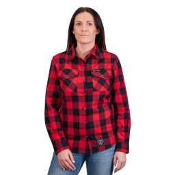 dámská košile BLACK HEART - REDNECK - Red - 1035