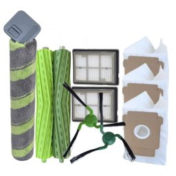 10ks HEPA filtry, kartáče, mopovací válec a sáčky pro iRobot Roomba Max 705/706/707 Combo