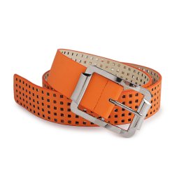 Dámský / dívčí pásek šíře 4,2 cm, barva 3 oranžová