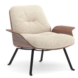 Prostoria designová křesla Rei Easy Armchair Fixed Base Low Back