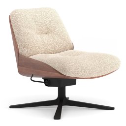 Prostoria designová křesla Rei Easy Chair Reclining Swivel Base Low Back