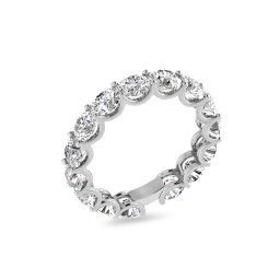 Eternity diamantový prsten, bílé zlato 14K BSLG006A
