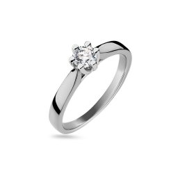 Zásnubní prsten Solitaire s lab-grown diamantem 0,32 ct, bílé zlato 14K BSLG004AV