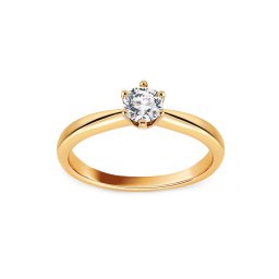 Diamantový zásnubní prsten Represent s lab-grown diamantem 0,37ct, žluté zlato 14K BSLG007