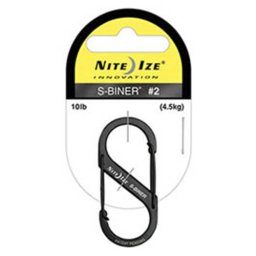 NiteIze karabina S 5cm ČERNÁ