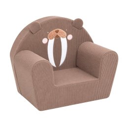 Dětské křeslo Manšestrové New Baby Mrož