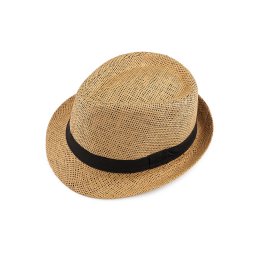 Letní klobouk / slamák unisex, barva 4 hnědá přírodní