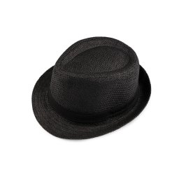 Letní klobouk / slamák unisex, barva 5 černá