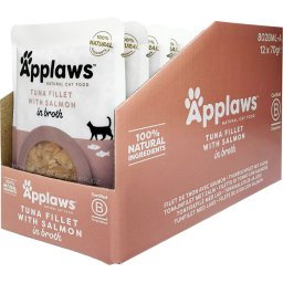 Applaws tuňák a losos VE VÝVARU MULTIPACK - kapsička 12x70 g