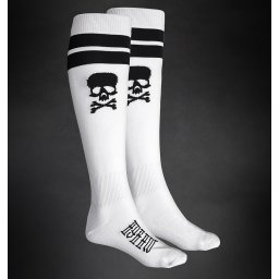 podkolenky HYRAW - SKULL - WHITE - FW21-A28-SCKS
