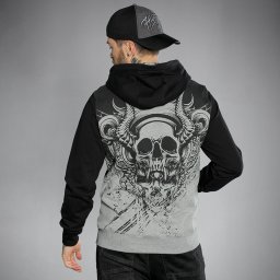 mikina pánská HYRAW - GRAPHIC SKULL - SP24-M20