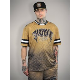 sportovní dres HYRAW - METALHEAD CLUB - Oversize Mesh Jersey T-shirt - 263TS03