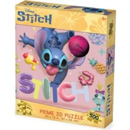 PRiME 3D Puzzle s 3D efektem 500 dílků Stitch: Barevná zábava
