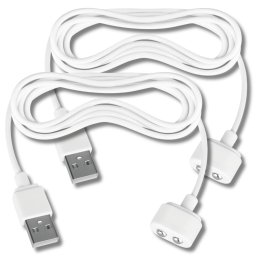 Satisfyer - magnetick USB nabjec kabel - 2 ks - bl