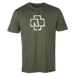 pánské tričko RAMMSTEIN - Logo - Army Green - TS63712ag