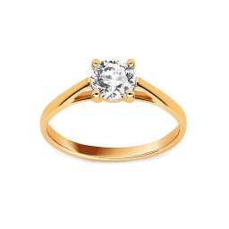 Zásnubní prsten s dominantním lab-grown diamantem Mireille ALLG014P