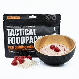 TACTICAL FOODPACK jídlo dehydrované rýžový pudink s malinami