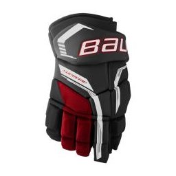 Hokejové rukavice Bauer Supreme F40 SR (1067092) 14 palců = výška postavy 170-180cm tmavě modrá-červeno-bílá