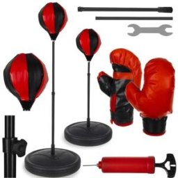Iso Trade Dětský boxovací pytel s rukavicemi