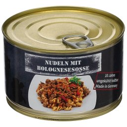 Těstoviny s boloňskou omáčkou v plechovce 400 g