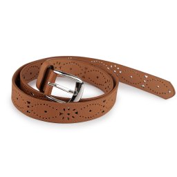 Dámský / dívčí pásek šíře 2,7 cm, barva 6 hnědá koňak