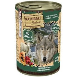 Natural Greatness jehněčí s papájou - konzerva pro psy 400 g