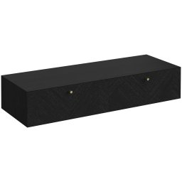 Výprodej Bolia designové nástěnné komody Luxe Sideboard Wall Výprodej Luxe Sideboard Wall (dub černě mořený, mosazné úchytky)