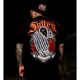 pánské tričko s potiskem SULLEN - LOYAL TILL DEATH - SCM7992_BK