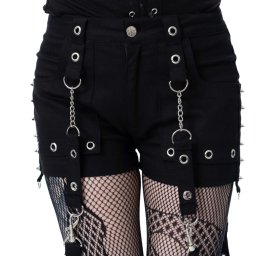 dámské kraťasy HEARTLESS - SABLE - BLACK - SH-SBLE-B