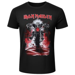 pánské tričko Iron Maiden - Eddie Biker - LOW FREQUENCY - IM0022TSS