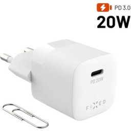 FIXED Mini s USB-C výstupem a podporou PD 20W bílá