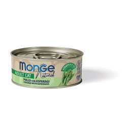 MONGE NATURAL kuře s chřestem 80g