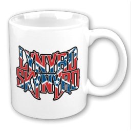 hrnek Lynyrd Skynyrd - Confederate logo WHT - ROCK OFF - LSMUG01