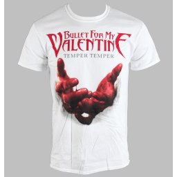 tričko pánské Bullet For My Valentine - Temper Temper Blood Hands - ROCK OFF - BFMVTS07MW
