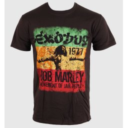 tričko pánské Bob Marley - Movement Dk - Brwn - ROCK OFF - BMATS05MB