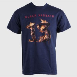 tričko pánské Black Sabbath - 13 New Album - Navy - BRAVADO EU - BSTS06MN