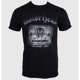 tričko pánské Motörhead - Danger - Black - ROCK OFF - MHEAD27