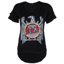 tričko dámské Slayer - Silver Eagle Cut Out Tee - ROCK OFF - SLAYCOT01LB
