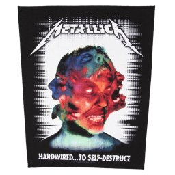nášivka METALLICA - HARDWIRED TO SELF DESTRUCT - RAZAMATAZ - BP1037