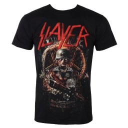 tričko pánské Slayer - Hard Cover Comic Book - Black - ROCK OFF - SLAYTEE44MB