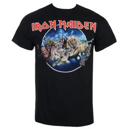 tričko pánské Iron Maiden - Wasted Years - Black - ROCK OFF - IMTEE66MB