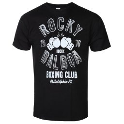 tričko pánské Rocky - Balboa Boxing Club - Black - HYBRIS - MGM-1-ROCK012-H7-15-BK