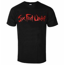 tričko pánské SIX FEET UNDER - LOGO - BLACK - PLASTIC HEAD - PH12458
