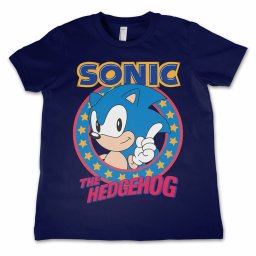 tričko dětské Sonic The Hedgehog - Navy - HYBRIS - SEG-12-SON003-H91-4-NV